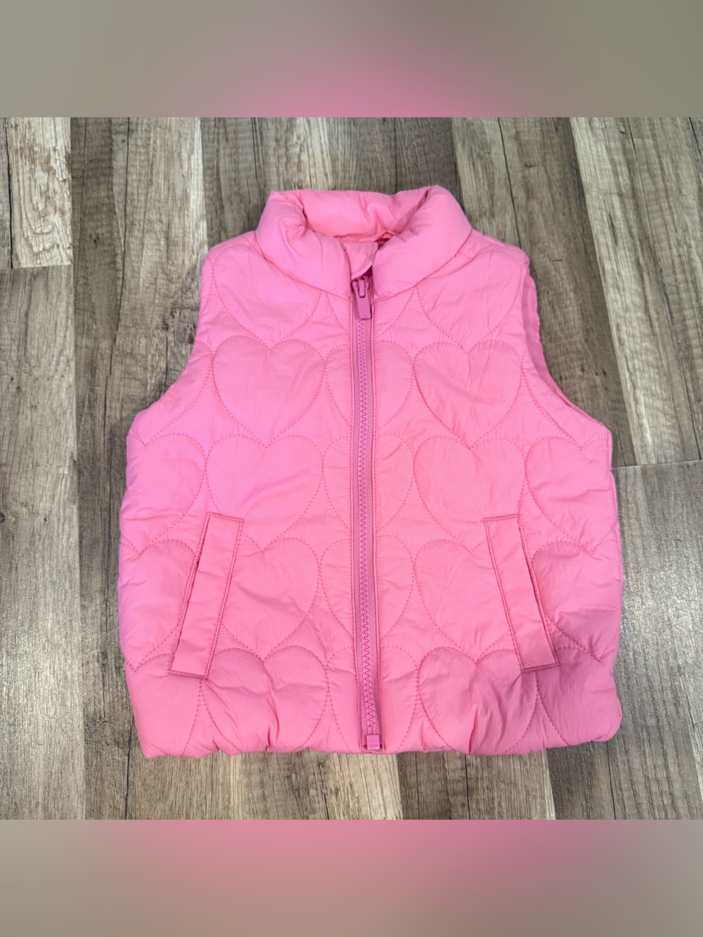 Old Navy Pink Puffer Vest